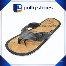 Mens Leather Upper Strap Flip Flop Sandals Size 9